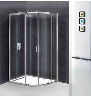 Душевой уголок UNO-195-RH-2-100/80-C-Cr BelBagno
